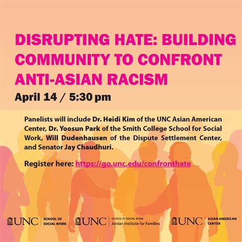 April Disrupting Hate Building Community To Confront Anti Asian Racism Asian American Center