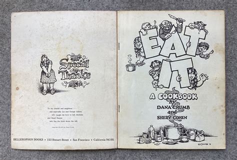 Eat It Cookbook Dana Crumb Sherry Cohen St Ed Paperback