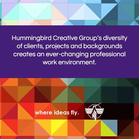 Hummingbird Creative Has An Ever Changing Professional Environment