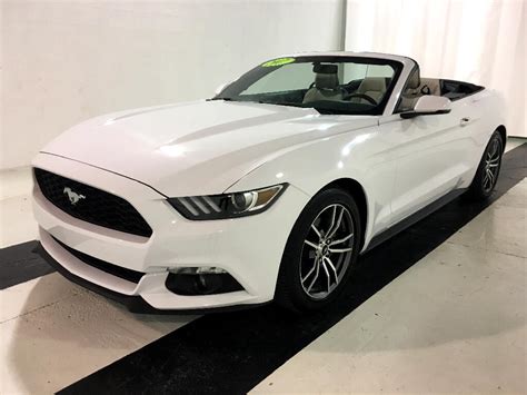Used 2017 Ford Mustang Ecoboost Premium Convertible For Sale In