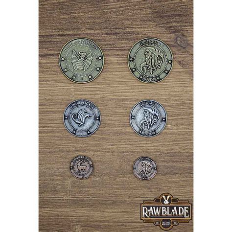 Set Of 10 Wizardry Coins Copper