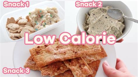 3 Quick And Easy Low Calorie Snack Ideas Must Try Youtube