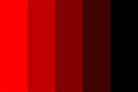 Dark Red To Light Red Color Palette