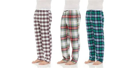 Daresay Mens Flannel Pajama Pants 3 Pack