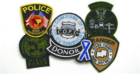 Custom Police Patches Free Setup High Quality And Durable