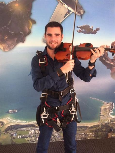 A Musician Went Skydiving In The Nude While Playing Violin For Charity Funfeed
