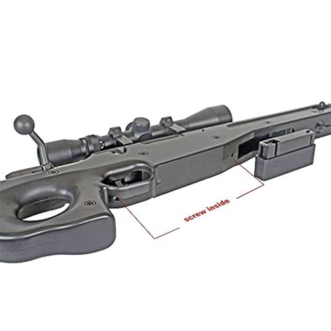 Bbtac Airsoft Sniper Rifle Bolt Action Gun Full Metal Spring Loaded Con Scope Y Bipod High