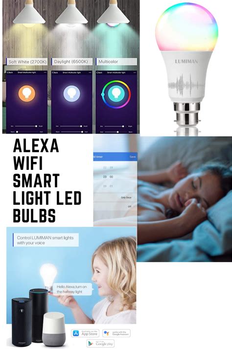 Alexa Wifi Smart Light Led Bulbs Smart Bulbs Color Changing Light