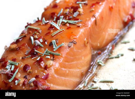 Smoked Salmon Fillet Stock Photo Alamy