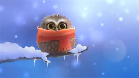45 Winter Owl Desktop Wallpaper Wallpapersafari