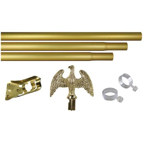 4.7 out of 5 stars. 6 ft. Outdoor Flag Mounting Kit - Flag Pole & Bracket ...