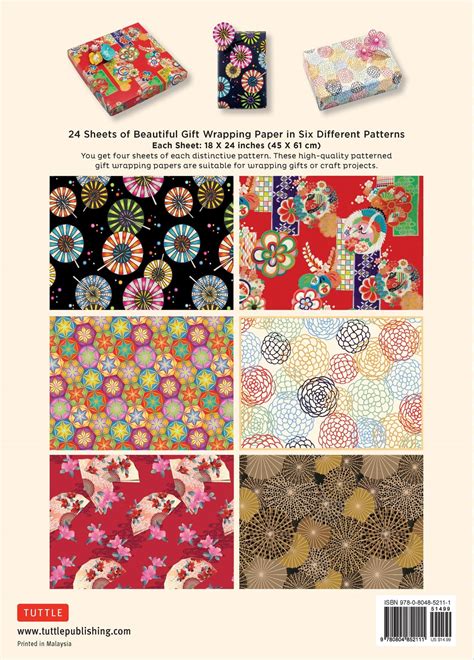 Chiyogami Patterns T Wrapping Paper Book The Crafty Squirrel