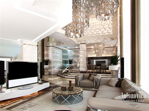 Luxury Antonovich Design Uae Villa Design In Palm Jumeirah Dubai From