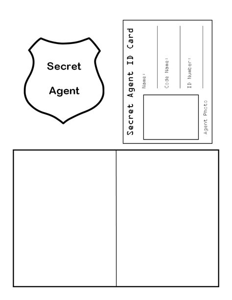 Free Secret Agent Printables Printable Words Worksheets
