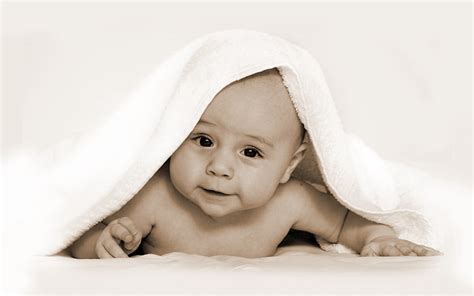 Babys White Blanket Child Towels Face Kid Hd Wallpaper