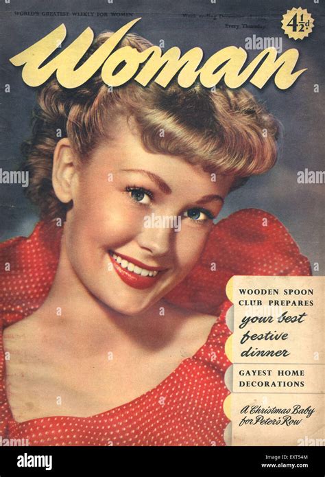 1950s Uk Woman Magazine Cover Stock Photo 85353428 Alamy