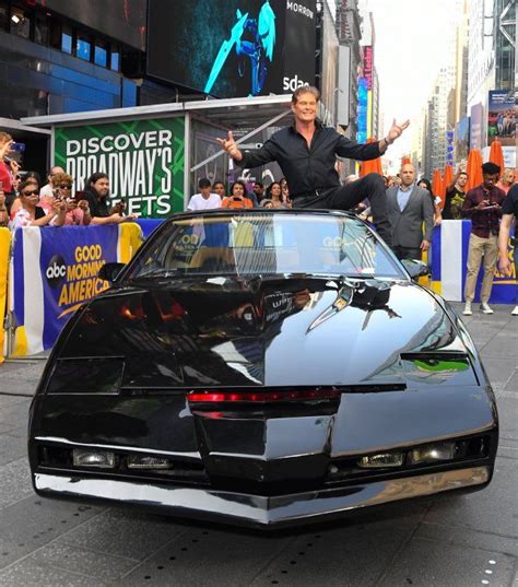 David Hasselhoff Is Way Too Excited To Reunite With Knight Rider Car Kitt In 2023 Knight Rider