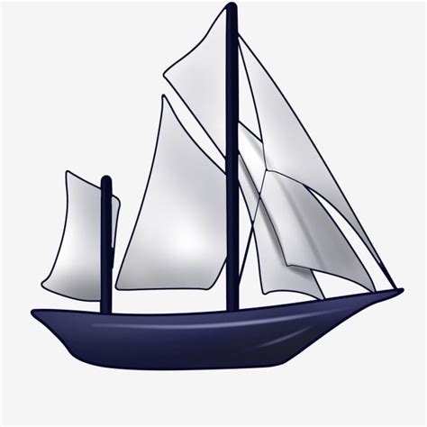 Sailboat Sail Clipart Transparent Background Hand Drawn Sailboat