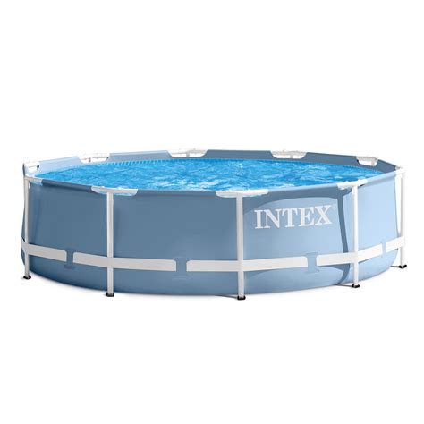 Intex 12 Feet X 30 Inches Prism Frame Above Ground Pool With 530 Gph