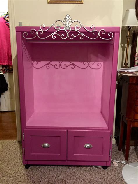 Wardrobe.nyc is a conceptual composite of luxury essentials, distilled into their purest and most. DIY dress up kid's armoire. Repurposed tv stand | Old ...