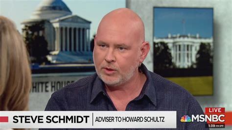 They poisoned faith and belief in democracy and incited the insurrection with their. Howard Schultz Adviser Steve Schmidt: He's Not ...