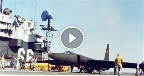 U 2 Spy Plane Landings And Takeoffs On Aircraft Carrier