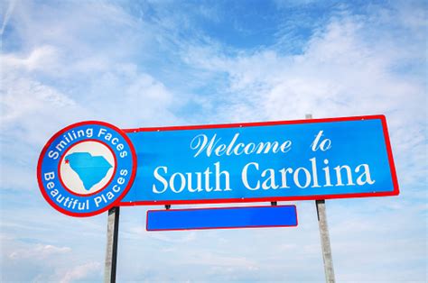 Welcome To South Carolina Sign Stock Photo Download Image Now Istock