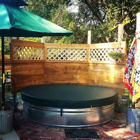 31 Clever Stock Tank Pool Designs And Ideas