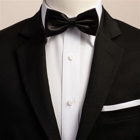 Black Silk Bow Tie Tailor Store®