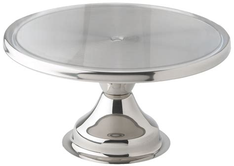 Winco Stainless Steel Round Cake Stand 13 Inch Buy Online In United