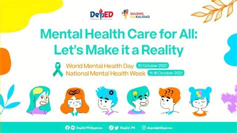 Deped Conducts Series Of Activities On 2021 National Mental Health Week