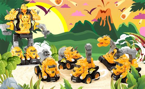 Asoxt Transforming Robot Toys For Toddlers Build Play