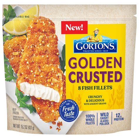 Save On Gortons Golden Crusted Fish Fillets 8 Ct Frozen Order Online