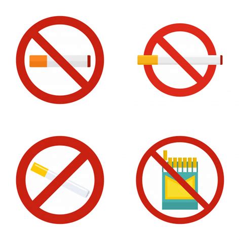 Als reaktion auf weitreichende rauchverbote und das als feindselig empfundene verhalten von nichtrauchern wird von rauchern vorgebracht, sie würden inzwischen unzulässig diskriminiert.44. Nichtraucher-icon-set | Premium-Vektor