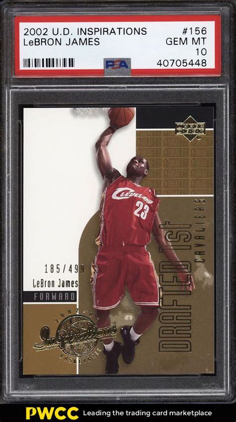 Buy from many sellers and get your cards all in one shipment! 2002 Upper Deck Inspirations LeBron James ROOKIE RC /499 ...