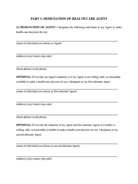 Ma Health Proxy Form Fill Out And Sign Printable Pdf Template Signnow