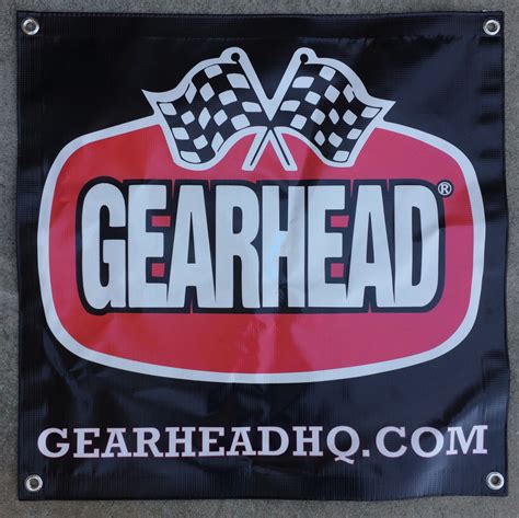 Gearhead Vinyl Banner