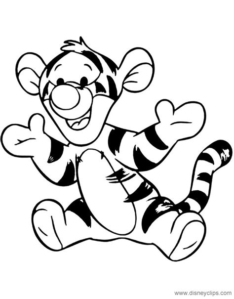 Baby Tigger Coloring Pages Cartoon Coloring Pages Disney Coloring