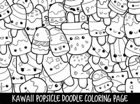 Colouring Pages Cute Food Cute Food Coloring Pages Coloring Doodle