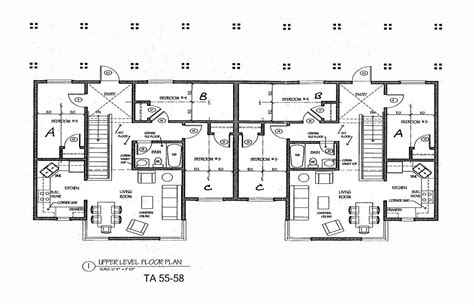 Apartment Blueprints Floor Duplex House Plans Home Plans And Blueprints