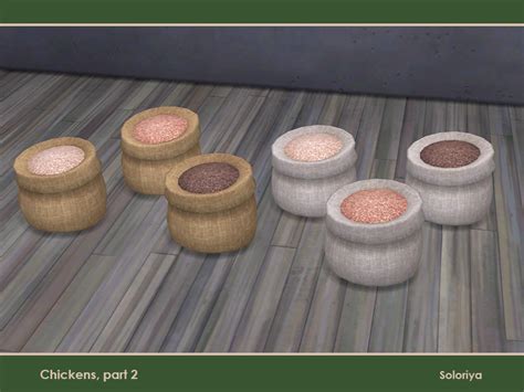 The Sims Resource Chickens Part 2 Sack With Grain