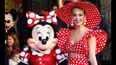 Katy Perry Honors Minnie Mouse At Hollywood Walk Of Fame Star Ceremony
