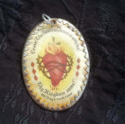 Vintage Sacred Heart Badge Apostleship Of Prayer 1932 League Etsy