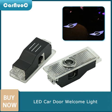 One Pair Led Car Door Light Car Door Welcome Light Mini Logo Projector