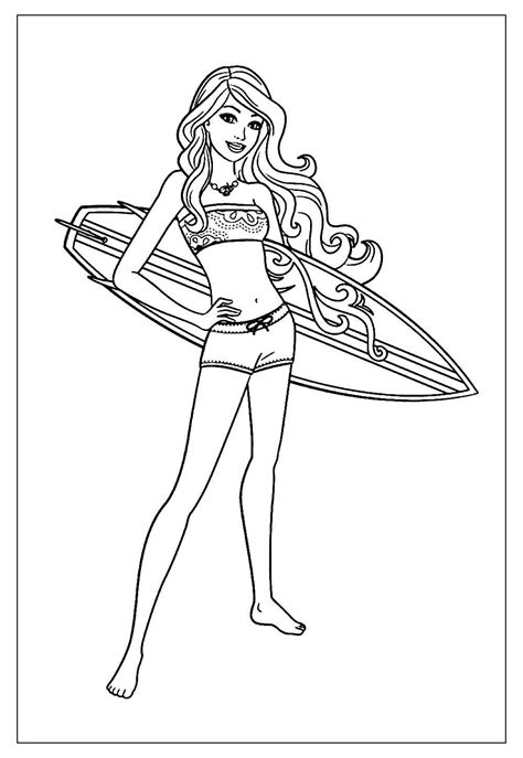 Desenhos Da Barbie Para Colorir E Pintar Tudo Para Colorir