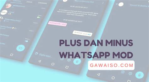 As per bgr, the 'whatsapp plus' application contains connections to obscure sites, demonstrating that the application is speaking with outsider servers. WhatsApp Mod APK: Kelebihan dan Kekurangannya 2021 