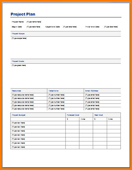 project plan template word task list templates
