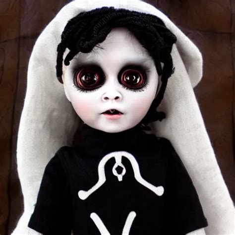 Creepy Doll Cursed Witchcraft Black Eyes Toy Stable Diffusion Openart