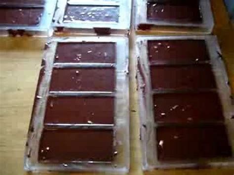 Filling Chocolate Molds Youtube