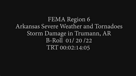 Dvids Video Severe Weather And Tornado Damage In Trumann Arkansas